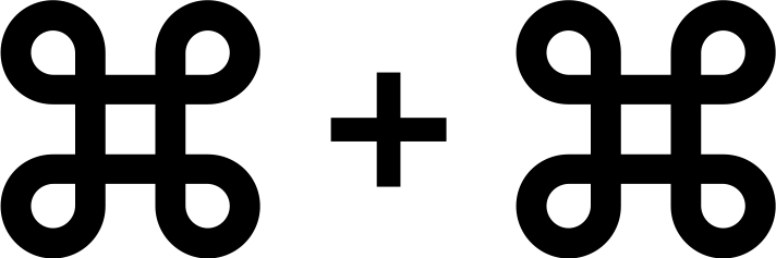 cmd+cmd